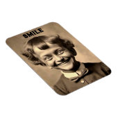 おもしろい「スマイル」マグネット マグネット (右側)