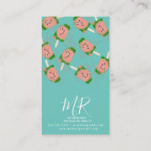 おもしろい・スムージー・ミルク・シェイク・フルーツ・アンド・アイス・クリーム・ショップ 名刺 (裏面)