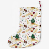 おもしろい スモールクリスマスストッキング (裏面)