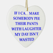 おもしろい セラミックオーナメント (右)