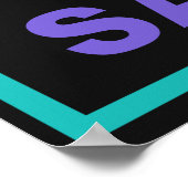 おもしろい「ソーシャルメディア」ポスター ポスター (角)