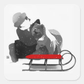 おもしろい・チャウのシールを持っているか スクエアシール (正面)