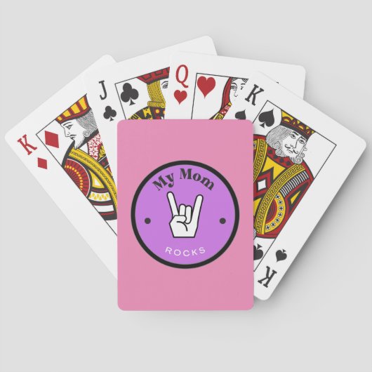 おもしろい!トランプ – 私の母の岩！ トランプ (裏面)