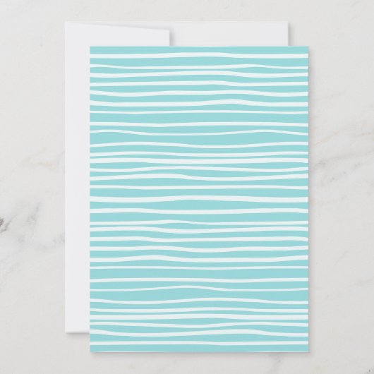 おもしろい&トレンディーサマープールパーティーAny Age誕生日 招待状 (裏面)