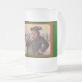 おもしろい! ドイツの諺のビールのジョッキの~彼はWHO選択を有します フロストグラスビールジョッキ (正面右)