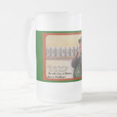 おもしろい! ドイツの諺のビールのジョッキの~彼はWHO選択を有します フロストグラスビールジョッキ (正面左)