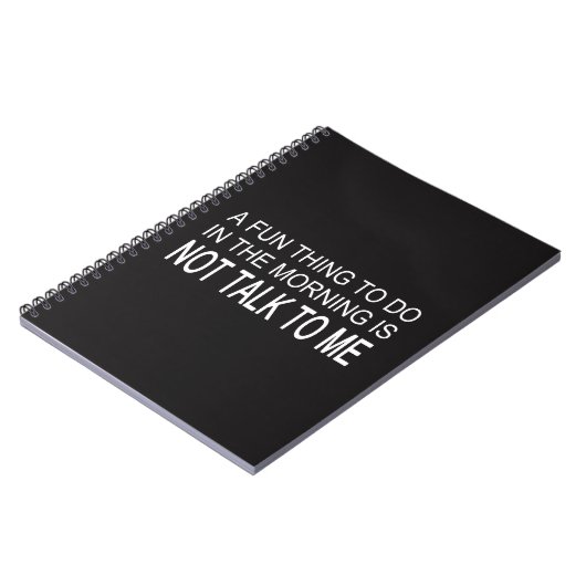 おもしろい ノートブック (左側)