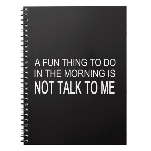 おもしろい ノートブック (正面)