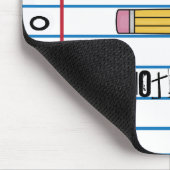 おもしろい! ノート紙のプリントのカスタムのマウスパッド マウスパッド (コーナー)