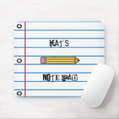 おもしろい! ノート紙のプリントのカスタムのマウスパッド マウスパッド (マウス)