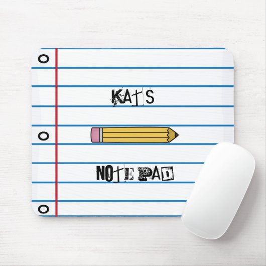 おもしろい! ノート紙のプリントのカスタムのマウスパッド マウスパッド (マウス)