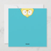 おもしろい「ハッピーイースターユー熱狂するチキン」 | イースター シーズンカード (裏面)