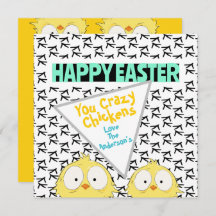 おもしろい「ハッピーイースター熱狂するよ鶏」 | イースター