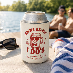 おもしろい バチェラー・パーティー ビール 「ビール飲んでから結婚しよう」 缶クーラー