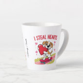 おもしろい&バモダンレンタインのマグカップ彼と彼女 カフェラテマグ (右アングル)