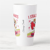 おもしろい&バモダンレンタインデー カフェラテマグ (正面)