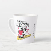 おもしろい&バモダンレンタインデー カフェラテマグ (左アングル)