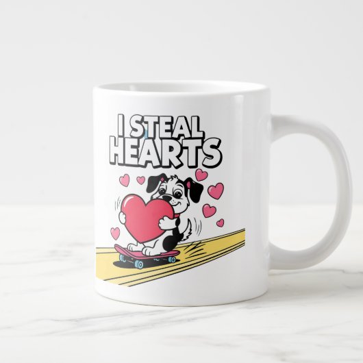 おもしろい&バモダンレンタインデー ジャンボコーヒーマグカップ (右)