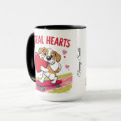 おもしろい&バモダンレンタインデー マグカップ (正面左)