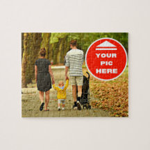 おもしろい!パズルパーソナライズされた- -8" x 10インチ、110個