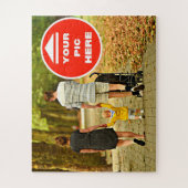 おもしろい!パズル- パーソナライズされた - 56個のオーバーサイズのピース ジグソーパズル (縦)