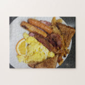 おもしろい!パズル – ビッグブレックファーストプレート ジグソーパズル (横)