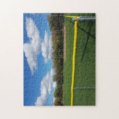 おもしろい!パズル – 美しい日に野球のダイヤモンド ジグソーパズル (縦)