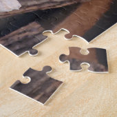 おもしろい!パズル – 青と黄色のマカオ ジグソーパズル (側面)