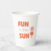 おもしろい。パーティーカップ&サプライズ 紙コップ (正面)