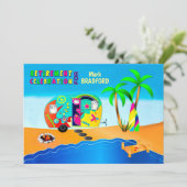 おもしろい&ヒッピーカラフルキャンパー退職金 招待状 (スタンド正面)