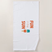 おもしろい。ビーチタオル ビーチタオル (正面)