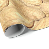 おもしろい，ピーナッツ，カスタム ラッピングペーパー (ロールコーナー)