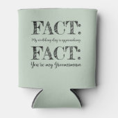 おもしろい&ファクエレガントト・グロムスマン提案書Sage Green 缶クーラー (正面)