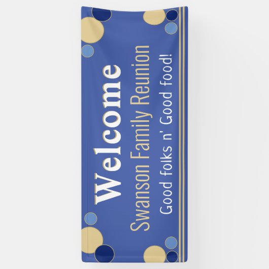 おもしろい!ファミリ素晴らし懇親会バナー 横断幕 (縦)