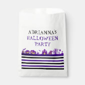 おもしろい&フェスティバルシ不気味ーンカスタムハロウィーン フェイバーバッグ (正面)