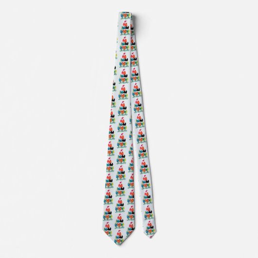 おもしろい&フェスティバルホリデーシープ ネクタイ (正面)