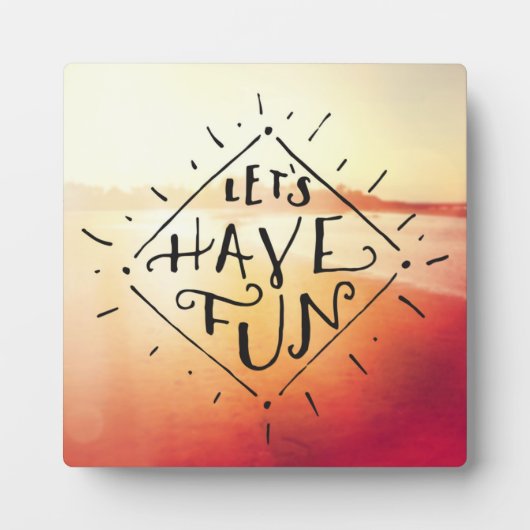 おもしろい フォトプラーク (正面)