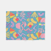 おもしろい フリースブランケット (正面(横))