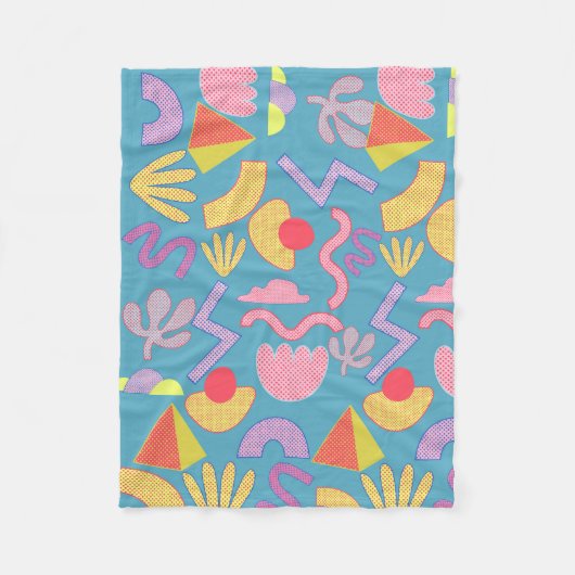 おもしろい フリースブランケット (正面)