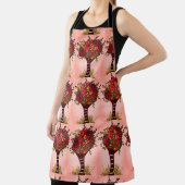 おもしろい、フローラの喜びあなたの人生のシェフ エプロン (インサイチュ)