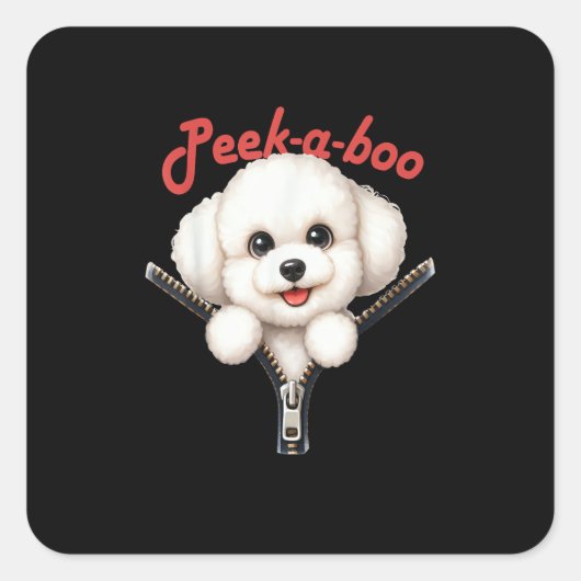 おもしろい – ペエカボー・ハロウィン スクエアシール (正面)