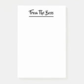 おもしろい、ボス ポストイット (正面)