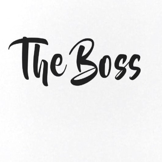 おもしろい、ボス 缶バッジ