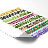 おもしろい ポスター (角)