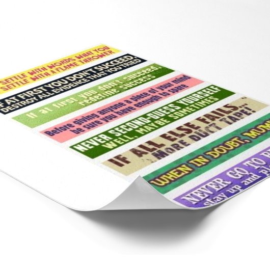 おもしろい ポスター (角)