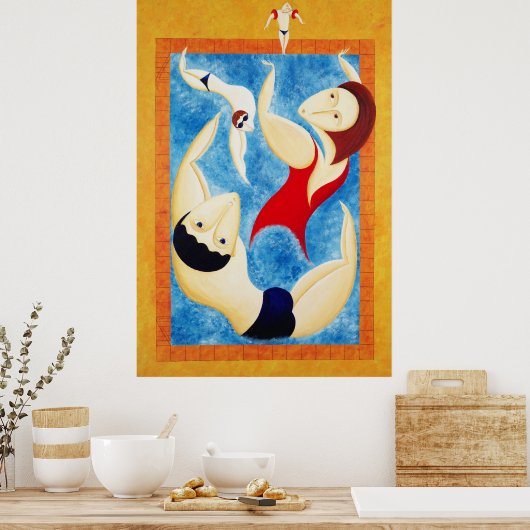 おもしろい ポスター (キッチン)