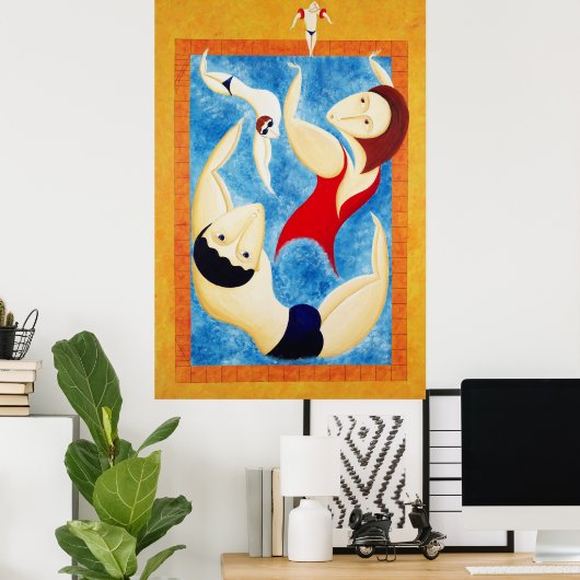 おもしろい ポスター (ホームオフィス)