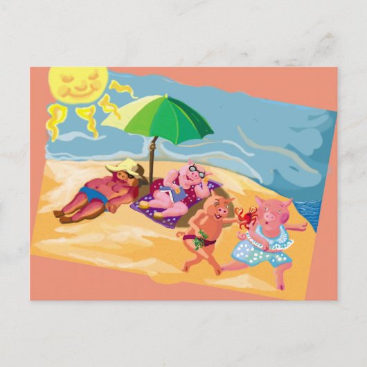 おもしろい ポストカード (正面)