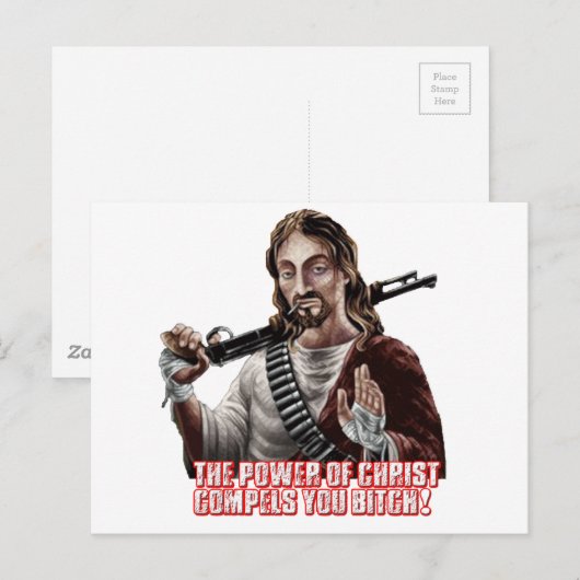 おもしろい ポストカード (正面/裏面)