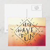 おもしろい ポストカード (正面/裏面)